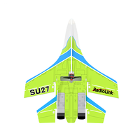 Radiolink Avión RC Modelo SU27 de 8 Canales con Control Remoto y Controlador de Vuelo, Aeronave de Ala Fija