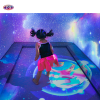 Juego Interactivo de Proyección Inmersiva en Pared y Piso con Tecnología de Sensor de Movimiento para Parque Infantil Digital