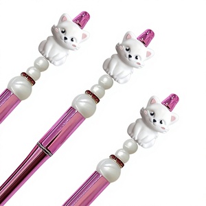 Cross-border Cat 3D <b>Silicone</b> <b>Beads</b> Loose <b>Beads</b> DIY Keychain Women's Beading Decoration Cartoon Three-dimensional Animal <b>Beads</b> - Product Image 1