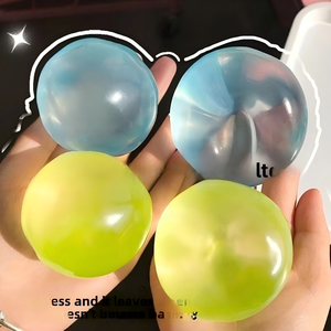 En gros, Jouet sensoriel anti-stress souple en forme de boule de gelée arc-en-ciel à l'huile de coco, pour le divertissement et le soulagement de l'anxiété, cadeau d'anniversaire - Product Image 4