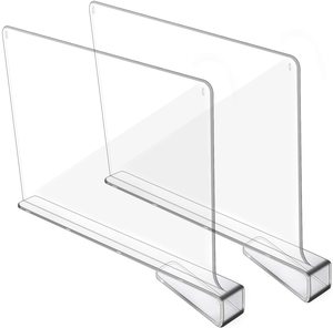 Divisores de Estantes de Acrílico para Armario, <span class=keywords><strong>los</strong></span> Más <span class=keywords><strong>Vendidos</strong></span>, con Descuento Promocional - Product Image 1