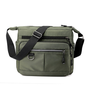 Wholesale <b>Men</b> Waterproof Nylon Crossbody Messenger <b>Bag</b> Adjustable Strap Casual Sling <b>Bag</b> for <b>Travel</b> <b>Men</b>’s Sling <b>Bag</b> - Product Image 1