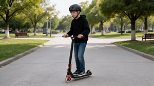 <span class=keywords><strong>Trottinette</strong></span> <span class=keywords><strong>freestyle</strong></span> pour enfants, jeunes, adultes, hommes et femmes, poignée légère de style vélo, guidon en T, roues haute résistance - Product Image 6