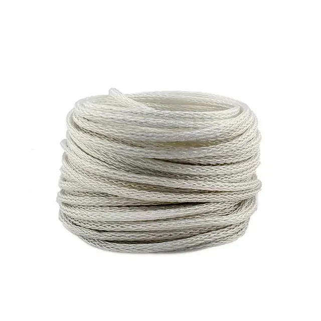 YYAUDIO 8AG High Purity Silver Plated OCC Speaker Cable 16 Strands Audio Speaker Wire HIFI DIY Loudspeaker Cables