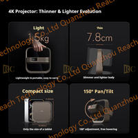 Projecteur R Xgimi Z9x 1300CVIA 4K 0.98-1.3:1 Zoom Optique, Projecteur Intelligent 4K Portable pour la Maison, Soutient le 3D