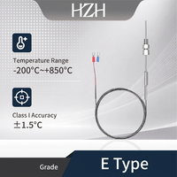 Sonde thermocouple blindée de type E haute température avec câble personnalisé pour la surveillance industrielle