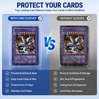 Porte-cartes magnétique One Touch 3x4 pouces, carton 35PT résistant aux UV, pour cartes de jeu, cartes TCG, cartes sportives, étui de protection et de présentation