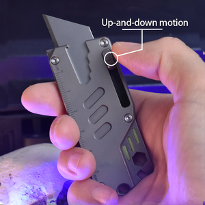 Couteau utilitaire en titane CIEUIS Lame SK5 Multifonctionnel EDC Coupe-papier Couteau utilitaire pour outil de plein air - Product Image 2