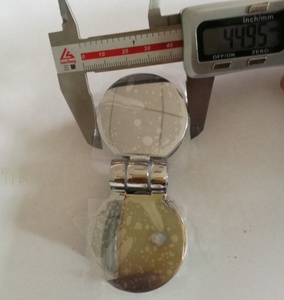 Vòng nhỏ tủ kính hoặc hiển thị trường hợp cửa bản lề phụ kiện B010 Brass cửa phòng tắm pivot bản lề - Product Image 4