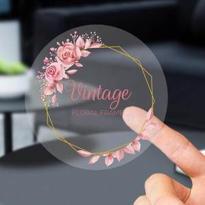 Autocollants et étiquettes personnalisés imperméables, autocollants transparents avec logo estampé à chaud - Product Image 6