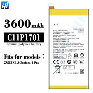 Batterie de remplacement Li-ion d'origine pour téléphone portable C11P1701 pour <span class=keywords><strong>ASUS</strong></span> ZS551KL/<span class=keywords><strong>Zenfone</strong></span> 4 Pro, batterie numérique pour téléphone portable - Product Image 2