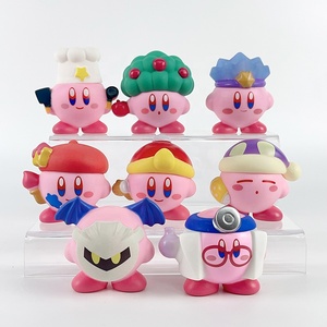 Figuras DE ACCIÓN adorables Kirbys, muñecos de Kirbys de dibujos animados, quinta versión, juguetes 3D, decoración de coche de PVC, regalos de fiesta, acción - Product Image 1
