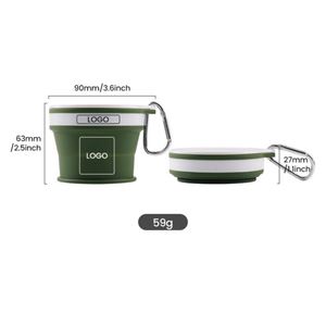 Offre Spéciale – Tasse Pliable en Silicone Anti-fuite 170 ml Personnalisable – Tasse à Café Rétractable en Silicone – Tasse Pliante de Qualité Supérieure - Product Image 3