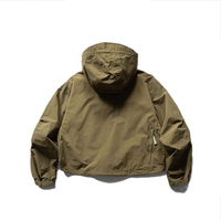 Veste cargo techwear pour homme, coupe droite ample, multi-poches, tactique, style Gorpcore, coupe-vent urbain, streetwear