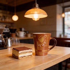 Tazze Personalizzate Adorabili / Produttori Cinesi OEM di Boccali da Birra / Tazze in Porcellana alla Moda con Set di Cucchiai Design Originale Marca HARVIT - Product Image 1