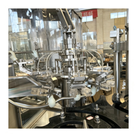 Machine de remplissage isobare 8-4-4, 2000 BPH, pour bouteilles en verre, eau gazeuse, boissons gazeuses