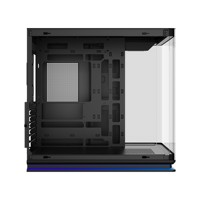 Boîtier d'ordinateur de jeu double compartiment AOJIE OEM ATX Mid Tower EATX Sea View avec bande lumineuse LCD, par les meilleurs fabricants