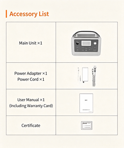 Chargeur portable 600W 384WH à charge rapide, batterie externe 6 en 1, station d'alimentation portable avec écran LED pour iPhone <span class=keywords><strong>Xiaomi</strong></span> - Product Image 5