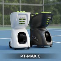 Máquina Lanzapelotas de Tenis y Pádel Resistente para Exteriores, Robot de Práctica Automático con Larga Duración de Funcionamiento