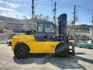 Carretilla elevadora diésel de 12 toneladas, 15 toneladas, 16 toneladas, para almacén y logística, precio de fábrica, carretilla elevadora de gran tonelada con posicionador de horquilla - Product Image 3