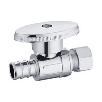 KLOE9317 1/2 "S/J X 1/2" FIP Angle Stop - 1/4-Turn Vannes à boisseau sphérique en laiton de haute qualité avec certificat CUPC NSF pour USA