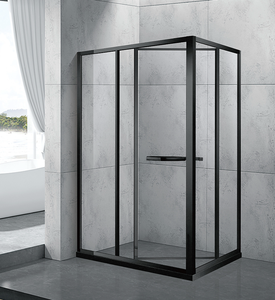 מתחם מקלחת מרובע עם דלת החלקה פנימית - Product Image 5