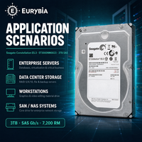 Disque dur interne d'entreprise Seagate Constellation ES.3 ST3000NM0023 3 To 7200 tr/min SAS 6 Gbit/s 128 Mo 3,5 pouces pour serveur