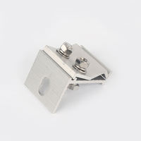 Abrazadera para Techo de Paneles Solares con Costura en Relieve, Galvanizada en Caliente con Zn-Al-Mg, Directo de Fábrica
