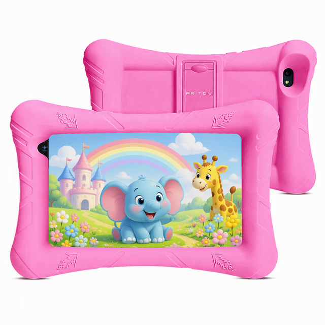 7" Inch P7 Children Kids Learning Educational Tablet Android Tablet PC With Education Software and App Support Customized Brand