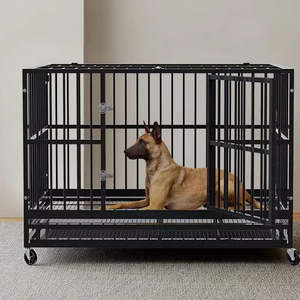 กรงสุนัขกลางแจ้งทำจากสังกะสีหรือพีวีซีทนทานสำหรับงานหนักติดตั้งง่าย - Product Image 2