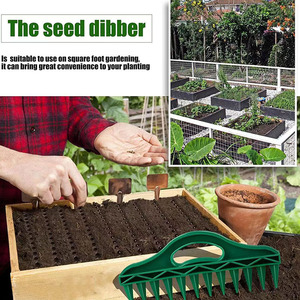 Outil de plantation pratique et efficace : Distributeur de semences, espaceurs et poinçon de semis pour la plantation de graines et d'oiseaux-de-mer. - Product Image 4
