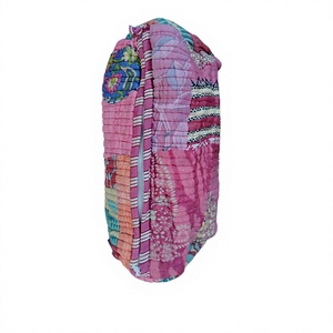 Corn husk clutch pouch Durable makeup pouch wholesale Soft portable cosmetic bag Lightweight puffer bag handle gift for her - Product Image 3