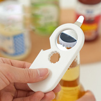 Outils d'ouverture de cuisine 5 en 1, ouvre-bouteille magnétique multifonction personnalisé, ouvre-boîte, ouvre-pots