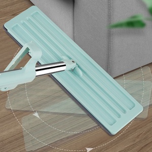 Outils de nettoyage de maison très vendus : Serpillière à long manche, nettoyage à plat à 360 degrés, accessoires de nettoyage en microfibre pour sols - Product Image 5