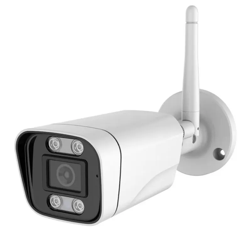 Vente en gros Audio bidirectionnel intérieur extérieur caméra de sécurité sans fil couleur détection de mouvement système de Surveillance WiFi