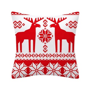 45*45cm <strong>Christmas</strong> Decoration Red <strong>Christmas</strong> Pillowcase for Home <strong>Christmas</strong> <strong>Cushion</strong> <strong>Cover</strong> Sofa Decorative <strong>Cushions</strong> Pillow <strong>Cover</strong> - Product Image 5