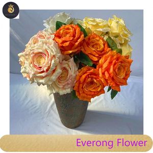 5 fourchettes Thaïlande <span class=keywords><strong>Reine</strong></span> Rose fleurs artificielles dekoration - Product Image 5