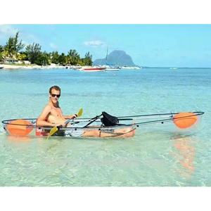Canoë transparent 2 personnes <span class=keywords><strong>en</strong></span> verre cristal PC, kayak et pêche, coffret <span class=keywords><strong>en</strong></span> bois, transparent 6 mm, canoa LLDPE, lacs et rivières, 3,1 - 4 m - Product Image 4
