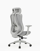 Chaise en maille moderne et élégante avec coussin ergonomique en éponge, dossier inclinable et design pivotant pour la maison, le bureau, l'atelier et l'usage professionnel