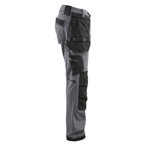 BLAKLADER - 172016459699D124 Pantalon Craftsman Stretch dans les 4 sens Gris moyen/Noir-PANTALON DE TRAVAIL EAN 7330509902394 - Product Image 4