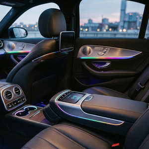 Premium Automotive Interior LED Light Guiding <b>Panel</b> with Optical Grade LGP Diffuser Film for Sunvisor <b>Mirror</b> Cover Backlighting - Product Image 3