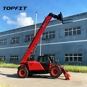 TR740 Telehandler Diesel-Powered 4-Wheel 4-Ton Telehandle Forklift with Electric Control Two Telescopic Wheel Loader - Product Image 6