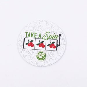 Sous-verres en papier ronds personnalisés de haute qualité, nouvelle arrivée, promotionnels - Product Image 1