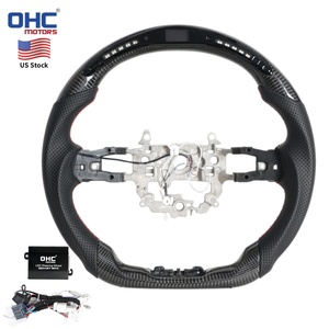 Volante LED de Fibra de Carbono para <span class=keywords><strong>Honda</strong></span> Civic 11ª Generación Civic <span class=keywords><strong>Type</strong></span> <span class=keywords><strong>R</strong></span> 2022-2026 y Accord 2023-2025 con Indicador LED (Envío desde Almacén en EE. UU.) - Product Image 1