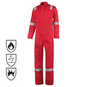 Overol Ignífugo con Certificado CE DuPont Nomex IIIA, <span class=keywords><strong>Ropa</strong></span> <span class=keywords><strong>de</strong></span> Protección Contra Incendios FRC, Overol Resistente a las Llamas - Product Image 5