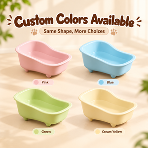 <span class=keywords><strong>Ciotola</strong></span> in Ceramica per Animali Domestici a Forma di Vasca da Bagno Personalizzata per Gatti e Cani, Colori Pastello con Quattro Piedini, <span class=keywords><strong>Ciotola</strong></span> Colorata in Ceramica per l'Alimentazione degli Animali Domestici, Vendita all'Ingrosso - Product Image 5