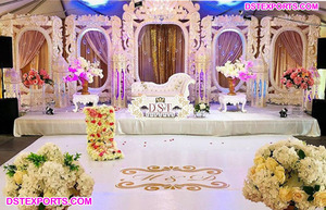 Escenario de Ceremonia de boda de estilo asiático, escenario de temática occidental para recepción de bodas - Product Image 5