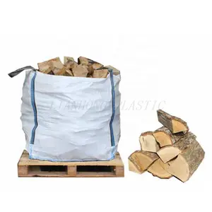 आटा पीपी जंबो बैग स्क्रैप के लिए नि:शुल्क नमूना थोक बैग सीमेंट, चावल, आटा, चीनी के लिए रासायनिक और कृषि फ्लैट बॉटम
