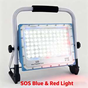 ไฟสปอร์ตไลท์ LED พกพาสำหรับภายนอกอาคาร ชาร์จผ่าน USB ได้ มาตรฐาน IP66 วัสดุ ABS มุมลำแสง 120 องศา ใช้พลังงานแสงอาทิตย์สำหรับกรณีฉุกเฉิน ได้รับการรับรองมาตรฐาน CE และ RoHS - Product Image 5