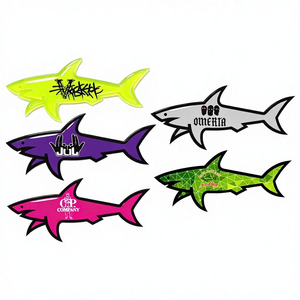 2026 3D Paul Shark Sticker logo Waterproof Cartoon Decoration Sticker Wholesale Inventory Sticker - Product Image 1